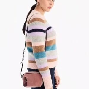 J Crew NWT Velvet crossbody purse
